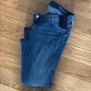 Gap Inset panel true skinny maternity jeans 10